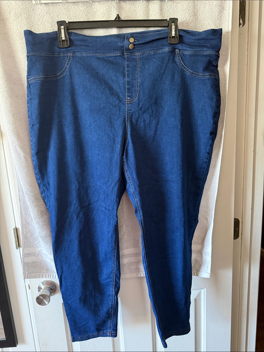 Terra & Sky Dark Blue Stretch Jeggings